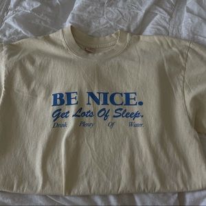 Sporty and Rich Be Nice tshirt